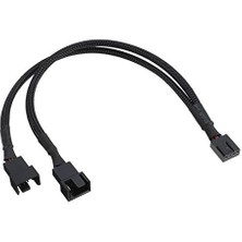 5025 Fan Çoklayıcı Y Pwm 4 Pin Splitter Çoklayıcı Switch Kablosu
