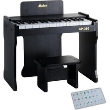 CP-360BK Ahşap Çocuk Piyanosu Pilli 37 Tuşlu Gerçek Piyano Tuşları
