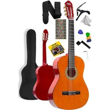 CG-270M Doğal Renk Klasik Gitar 4/4 Yetişkin Boy Sap Ayarlı Full Set