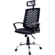 Yıldırım Store AULE Evo Çalışma Koltuğu Ergonomik Tasarımlı Ahşap Oturma Yüzeyi ve Plastik Tekerlekli Ofis Sandalyesi