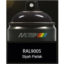 RAL9005P Parlak Siyah Sprey Boya 400 ml