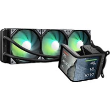 Panorama Se 360 Argb 360MM Aıo Dönebilen 6.5 '' Amoled Kavisli Ekran 3D Anamorfik Etkisi Özelleştirilebilir Aıo Soğutucu 360MM Asetek Adela 280 W Tdp Argb Fan Intel Lga 1851/1700/1200/115X Amd