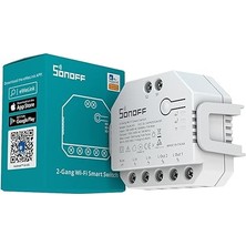 Güç Ölçümlü Wifi Akıllı Perde Anahtarı Tüv Sertifikalı, Dualr3 Çift Röle Dıy Perde, Panjur, Panjur, Iki Yönlü Akıllı Anahtar, Alexa ve Google Home ile Çalışır (1 Paket)