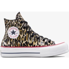 Converse Chuck Taylor All Star Lift Kadın Kahverengi Sneaker Hafif ve Esnek Taban Yapısı