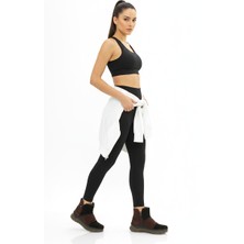 Mammamia Mammimia Kadın Hakiki Deri Ortopedik Fermuarlı Düz Kalın Taban Spor Günlük Bot M26/KB4090