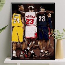 Hobi Sanat Sayılarla Boyama Tuval Seti Fırça Boya Dahil (Çıtalı) 40X50 cm - Nba