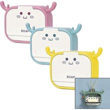 Femina Trendy Aç Kapa - Figürlü Sabunluk Kutusu - Askılık (4940)