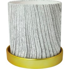 Kut Fly Gardenzone Desenli Seramik Saksı 16.5*16.5*16.5 cm 4 Adet