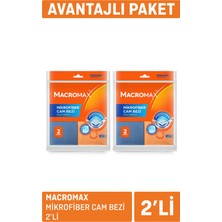 Kut Fly Macromax Mikrofiber Cam Bezi 2 x 2'li