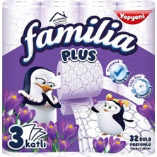 Familia Plus 32'li 3 Katlı Tuvalet Kağıdı Ultra Yumuşak ve Ekstra Dayanıklı