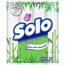 Solo Kağıt Havlu 16'lı Bambu Katkılı 2 Adet