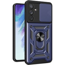 Cavora Samsung Galaxy A54 Kılıf Magnetik Standlı Kamera Korumalı Sürgülü  Kapak