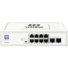 Wi-Tek Wı-Tek Wıkıng WK-PS210 8 Port 10/100 8 Port Poe 2fe Uplınk 76W Yonetılemez Desktop Swıtch