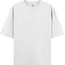 Hrnzafer Tekstil Unisex % 100 Pamuk Oversize Basic T-Shirt