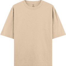 Hrnzafer Tekstil Unisex % 100 Pamuk Oversize Basic T-Shirt