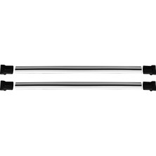 AccessoryPart Skoda Roomster 2006-2015 Arası ile Uyumlu FLY Model Ara Atkı Tavan Barı Gri 2 Adet