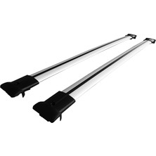 AccessoryPart Ford Transit/Tourneo Courier Post-Facelift 2018-2022 Arası ile Uyumlu FLY Model Ara Atkı Tavan Barı Gri 2 Adet