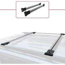 AccessoryPart Mercedes Viano 2 (W639) Post-Facelift 2010-2014 Arası ile Uyumlu FLY Model Ara Atkı Tavan Barı Gri 2 Adet