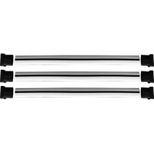 AccessoryPart Mercedes Citan (W415) 2012-2021 Arası ile Uyumlu FLY Model Ara Atkı Tavan Barı Gri 3 Adet