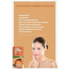 Mena Rise Unıvıta %100 Doğal Katkısız Tatlı Badem Yağı - 20 Günlük Bakım Kürü - 80 ml (4ml x 20)