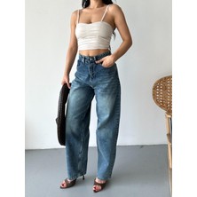 Kadın Baggy Pantolon Tokalı