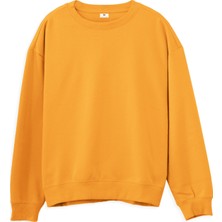 Hrnzafer Tekstil Unisex % 100 Pamuk Regular Basic Sweatshirt