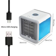 Hediye Bahçesi Masaüstü Kare Su Hazneli Fan