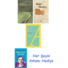 Alfa Yayınları Darwin ve Fundamentalizm + Öklid'i Okurken + Altın Imla Kılavuzu -Yazım Kılavuzu + Her Şeyin Anlamı