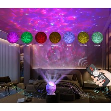 Hediye Bahçesi Çatlak Dinozor Yumurtası Tasarımlı Projektörlü Gece Lambası Bluetooth Özellikli