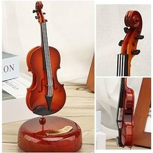 Hediye Bahçesi Hareketli Violin Müzik Kutusu