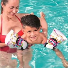 Hediye Bahçesi Sevimli Hayvan Desenli Büyük Çocuk Deniz Kolluğu (6-12 Yaş)