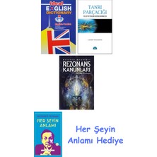 Alfa Yayınları Ideal English Dictionary + Tanrı Parçacığı + Rezonans Kanunları + Her Şeyin Anlamı