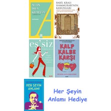Alfa Yayınları Altın Imla Kılavuzu -Yazım Kılavuzu + Babil Kralı Hammurrabi'nin Kanunları + Eş'siz + Kalp Kalbe Karşı + Her Şeyin Anlamı