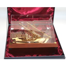 Hediye Bahçesi Kutulu Pirinç Gemi Büyük Boy