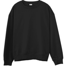 Hrnzafer Tekstil Unisex % 100 Pamuk Regular Basic Sweatshirt