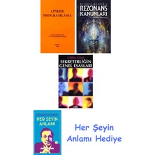 Alfa Yayınları Lineer Programlama + Rezonans Kanunları + Sekreterliğin Genel Esasları + Her Şeyin Anlamı
