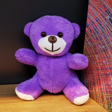 Hediye Bahçesi Mor Peluş Oyuncak Ayıcık