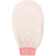 Ekru Banyo Duş Kesesi Peeling Eldiveni %100 Floş Ipek Unisex