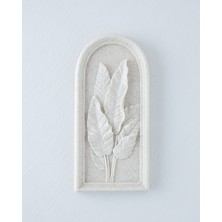 English Home Leafs Duvar Aksesuarı 15x3x32,5 cm Bej