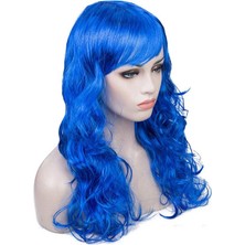 Hediye Bahçesi Mavi Renk Parti Peruğu