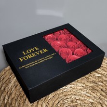 Hediye Bahçesi Romantik Gül ve Istiridye Inci Kolye Seti