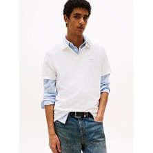 Tommy Hilfiger Erkek Beyaz S/s Polo