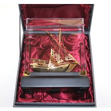 Hediye Bahçesi Kutulu Pirinç Gemi