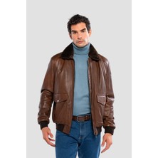 Tamer Tanca Erkek Hakiki Deri Fındık Deri Mont 415 KLJ-2071 Erk Dr Mont SK24/25 Fındık Dr