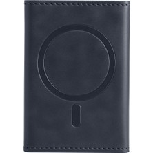 Drnds Joko Tema Magsafe Deri Kartlık - Lacivert