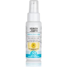 On EARTH%100 Doğal ve Organik Içerikli Mineral Güneş Koruyucu Krem Vegan 50+ Spf/pa ++++ Suya Dayanıklı 50 ml
