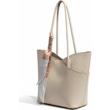 Crazy Kadın Taba Orta Boy Günlük Omuz Çantası ve Mini Yavru Çanta Seti