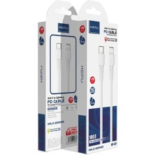 Hepu Type-C To Lightning HP-421 Mıld USB Kablo – iPhone Uyumlu Pd Destekli Hızlı Şarj (1 Metre)