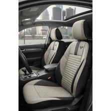 Panda Kılıf Panda Detroit Serısı Keten Kumaş Oto Koltuk Kılıfı - Tam Set
