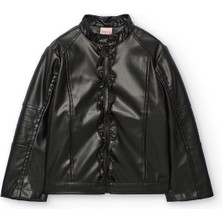 Boboli Kız Çocuk Deri Ceket